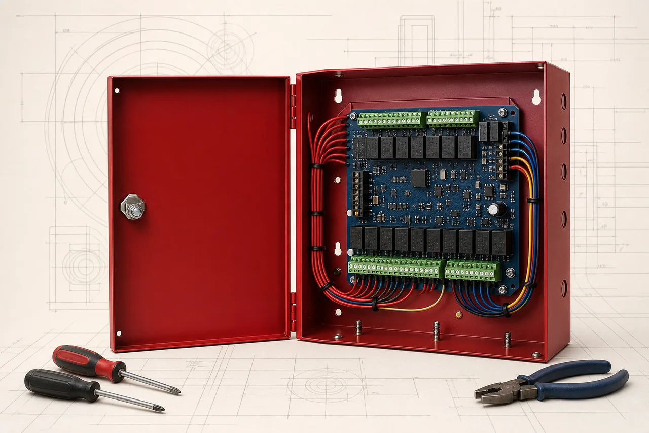 Relay interface panel product