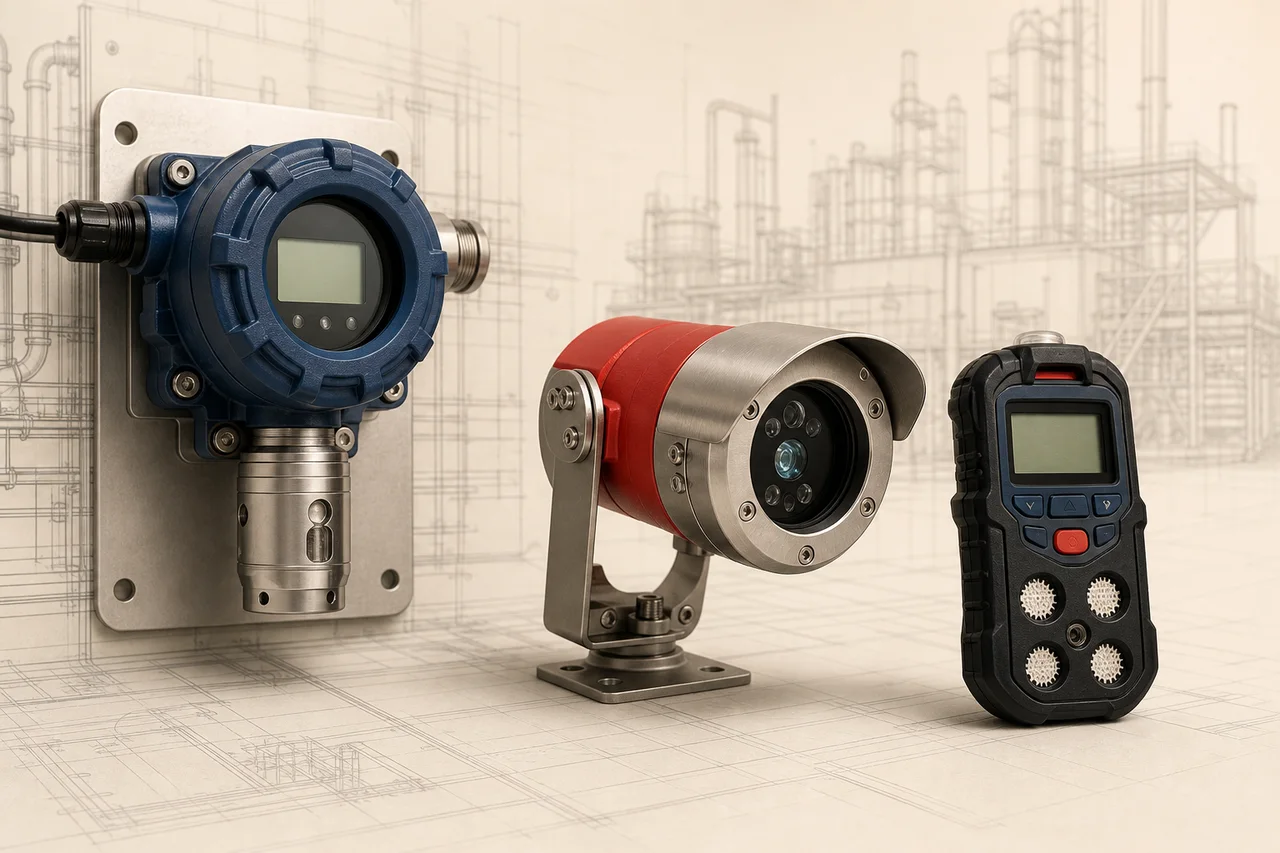 Fixed gas and flame detection product