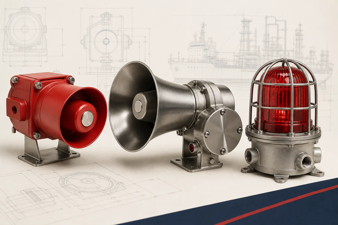 Fire and industrial warning signals product