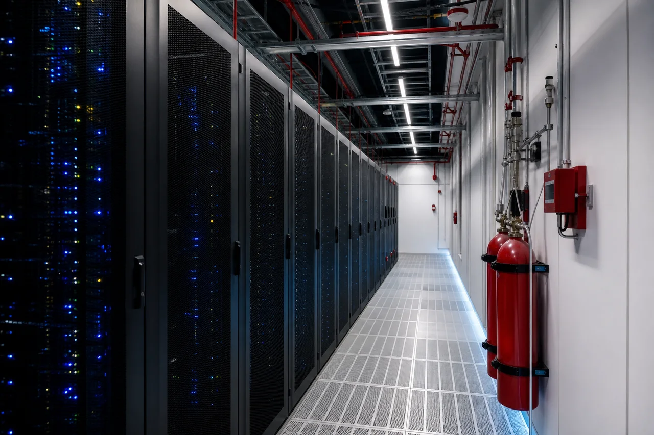 Data centres fire safety environment