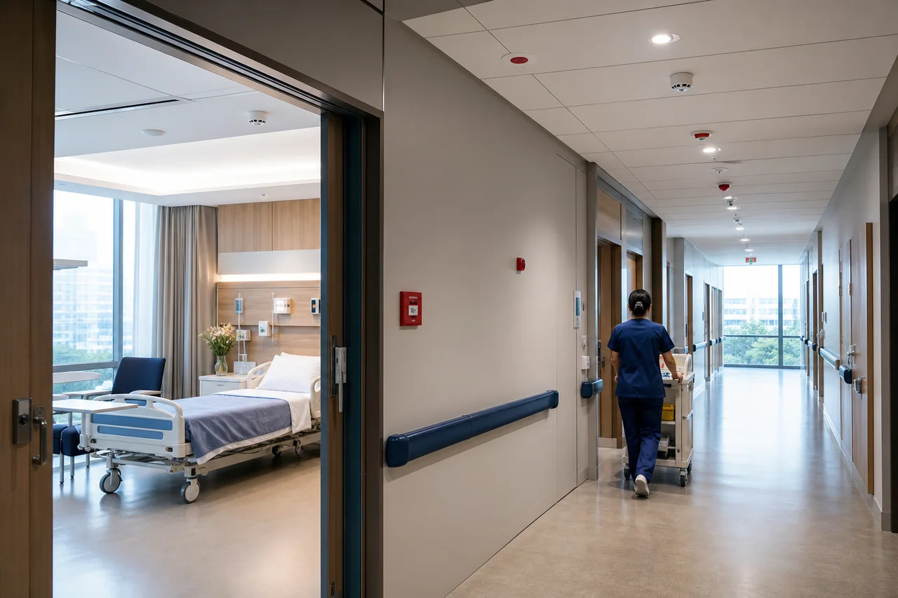 Healthcare and care facilities fire safety environment