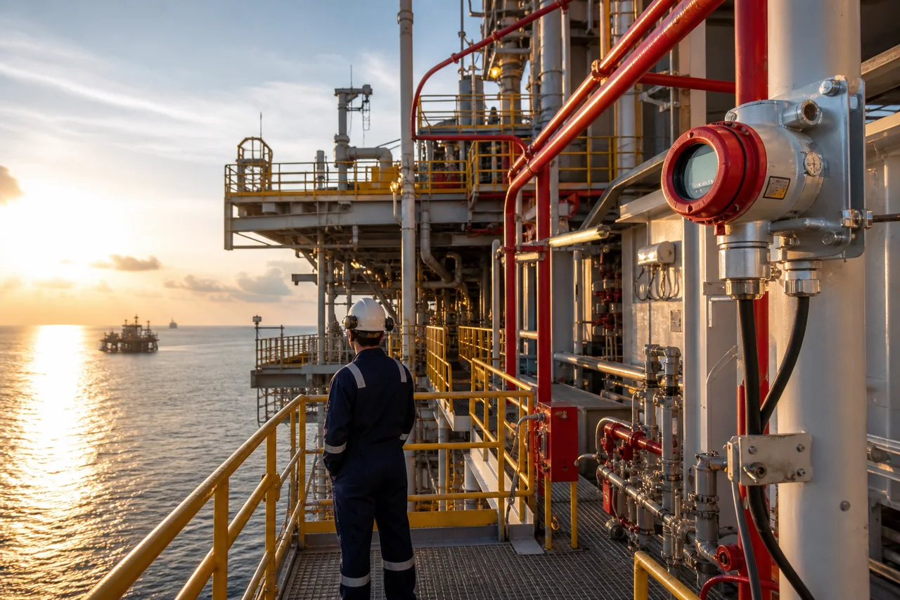 Oil and gas fire safety environment