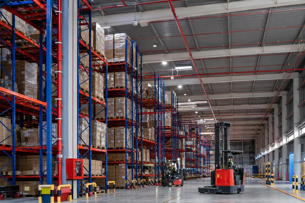Warehouses and logistics fire safety environment