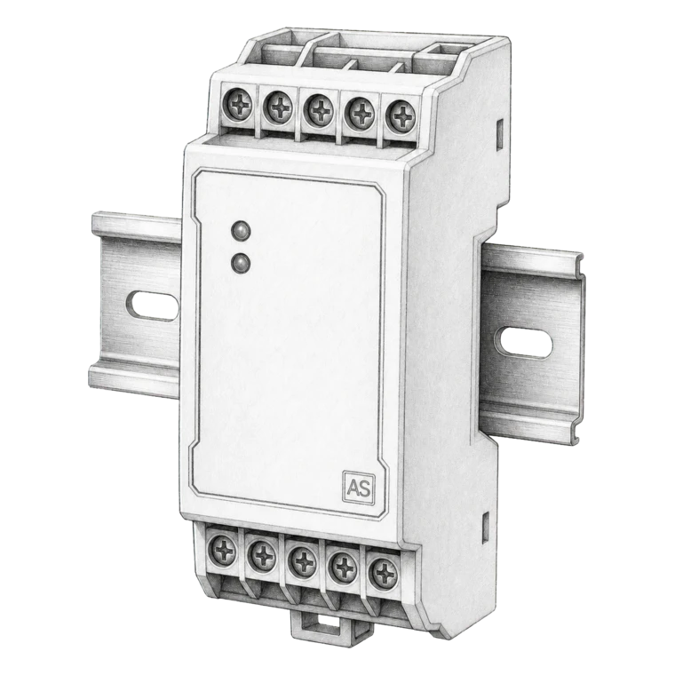 Input/output and relay interfaces technical sketch