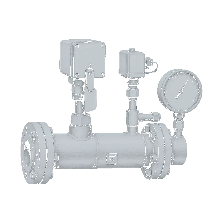 Flow, pressure and valve-supervisory switches technical sketch