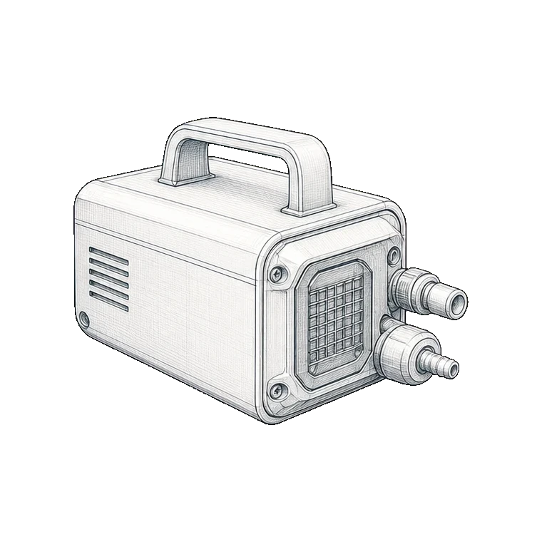 Sampling systems and accessories technical sketch