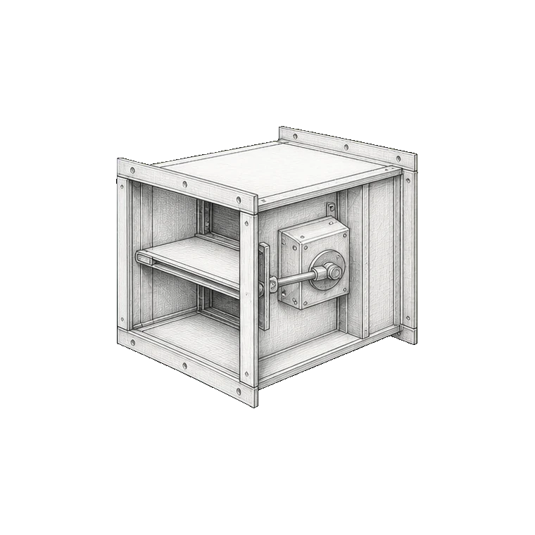 Fire-resistant joints and cavity barriers technical sketch