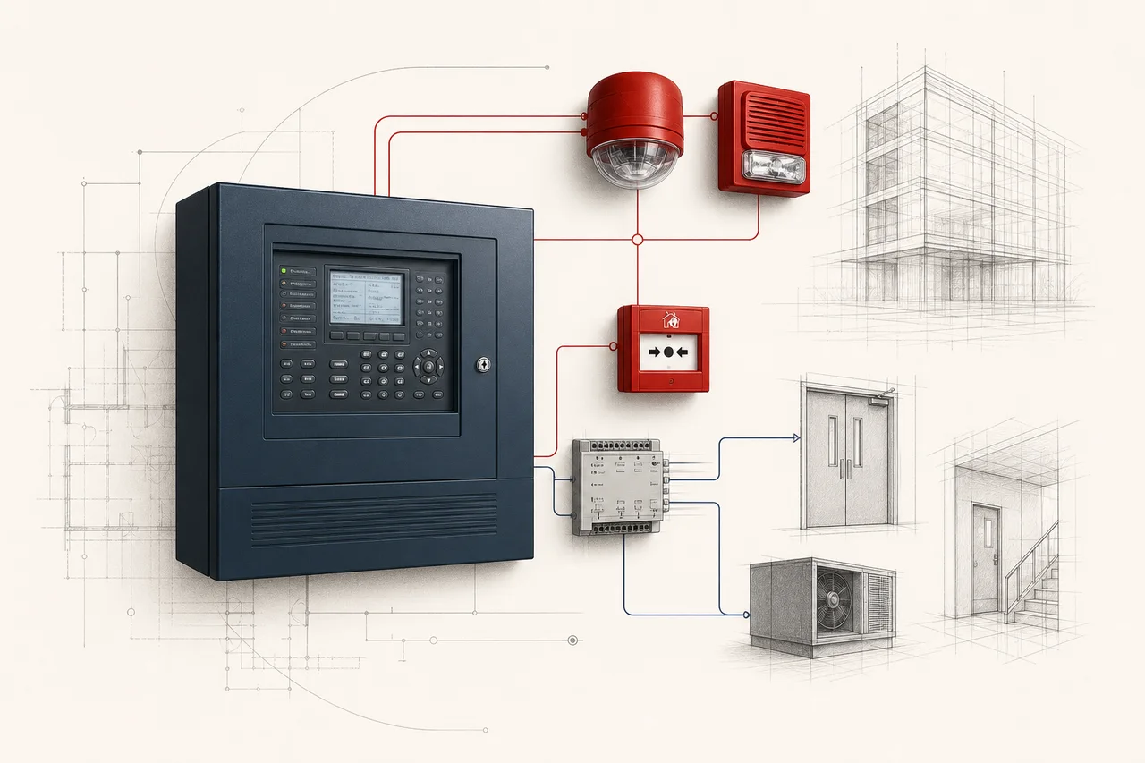 Fire Alarm Control & Warning System application