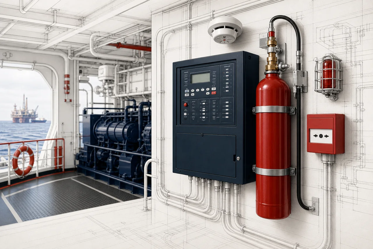Marine & Offshore Fire Safety System application
