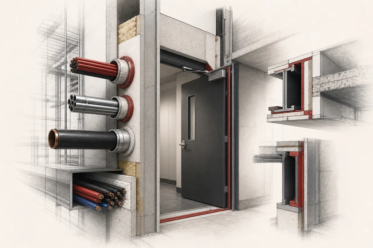 Passive fire protection application