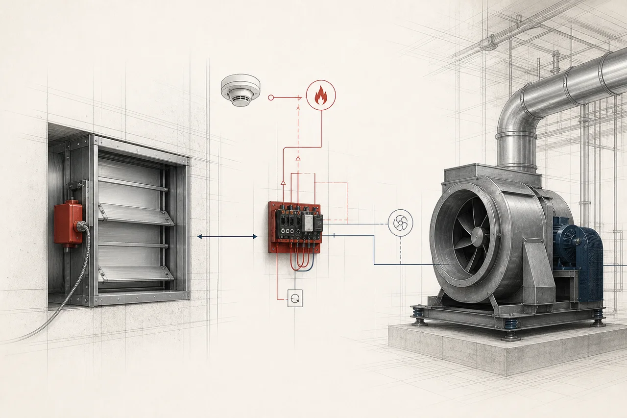 Smoke control and damper interfaces application