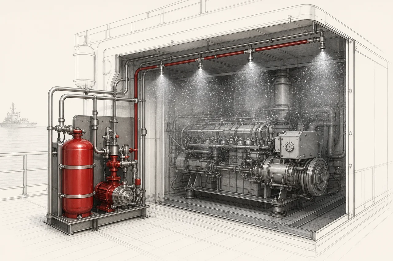Water mist systems application