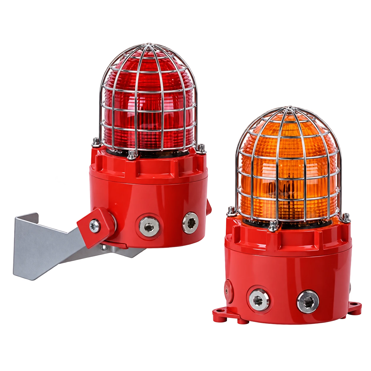 D1xB2X05 · red and amber lens variants