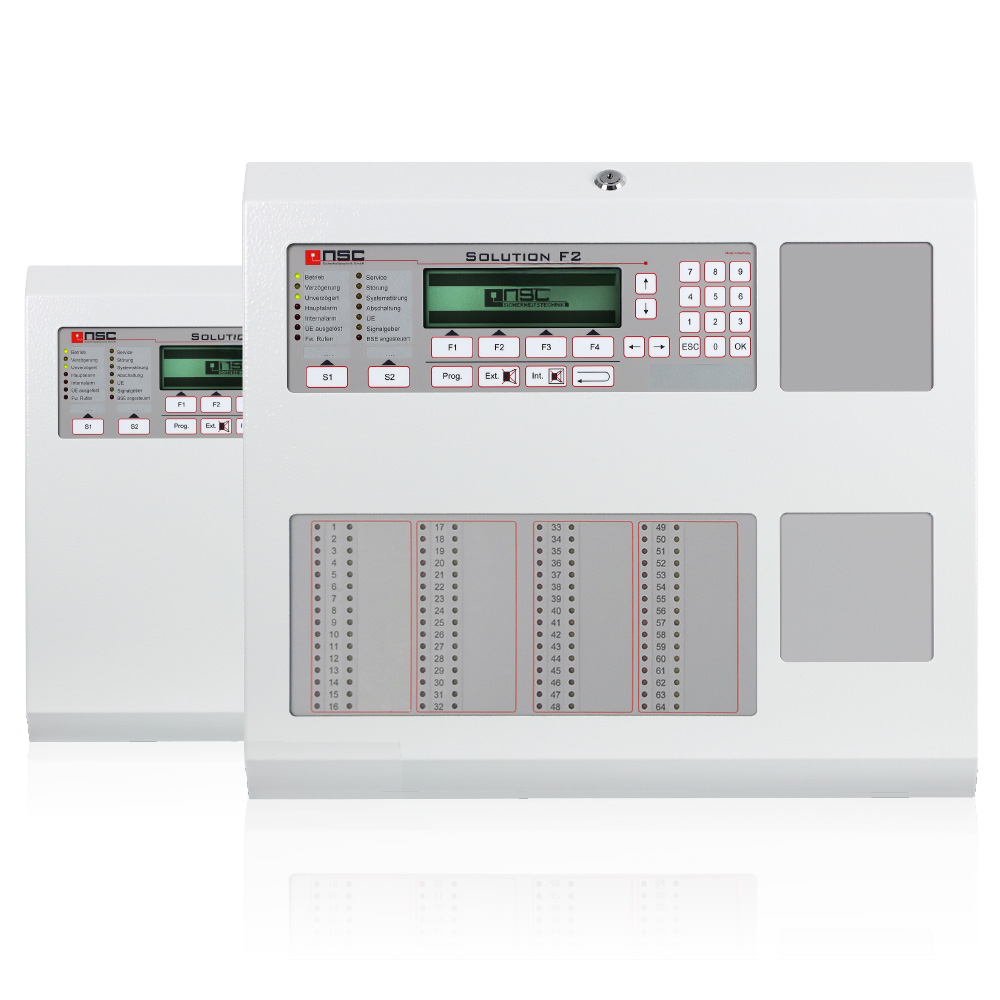 NSC Solution F2 fire alarm control panels