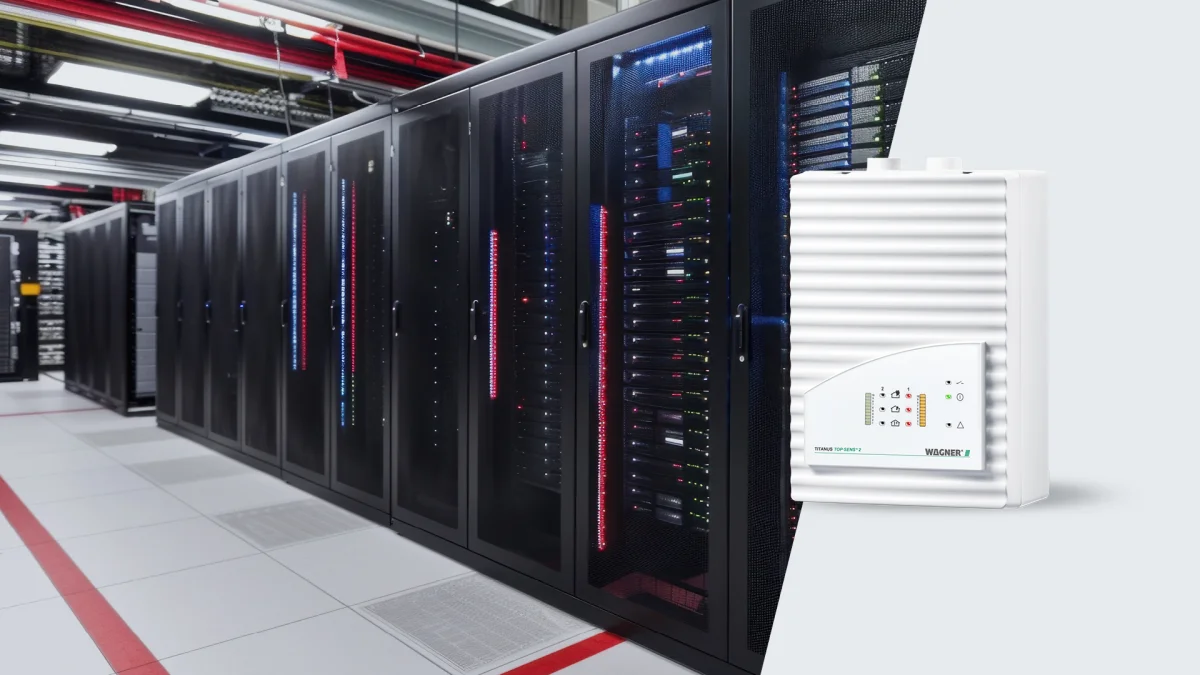 TITANUS TOP·SENS detector shown with its application environment